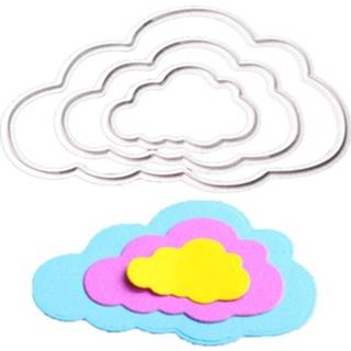 👉 Wenskaart carbon steel active 3 in 1 Cloud Knife Mold DIY Cutbook Album maken