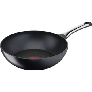 👉 Wokpan aluminium zwart Tefal Excellence - 28 Cm 3168430309692
