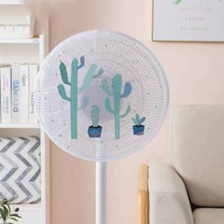 👉 Zaklamp active kinderen 10 STUKS Staande ventilatorafdekking Kindveiligheid Anti-snuifje All-inclusive bescherming Driedimensionale ventilator Netafdekking, Grootte: 18 inch (Cactus)