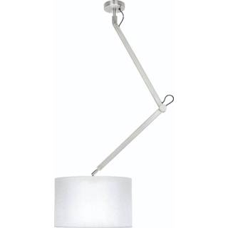 👉 Plafondlamp mat nikkel staal metaal modern HighLight Robuust 1 lichts 141 cm - excl. kap 8718379023170