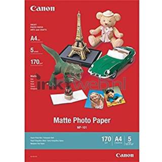 Fotopapier wit Canon MP-101 Mat | 5 vellen 170 gr/m² 4960999978239