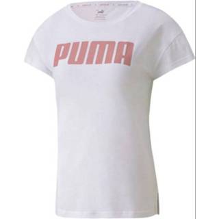 👉 XS tops vrouwen print Puma active logo tee van/voor - 2013004135386