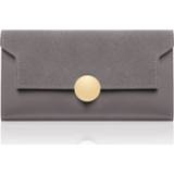 👉 Portemonnee grijs active vrouwen Dames splitsen lange Ring Snap multifunctionele (grijs)
