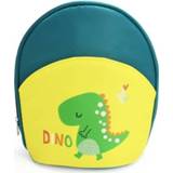👉 Luiertas groen active baby's Waterdichte baby geïsoleerde moedermelk koeltas mode mama reistas draagbare fles wandelwagen hangende tas (groen + kleine dinosaurus)