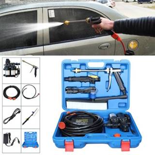 👉 Borstel active 220V draagbare dubbele pomp + voeding hogedruk buiten auto wasmachine voertuigwasgereedschap, met opbergdoos