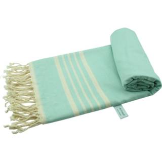 👉 Hammamdoek katoen paars Arowell Ordu Pestemal - Fouta Hamamdoek Licht Mint 180 X 90 Cm 8718998043368