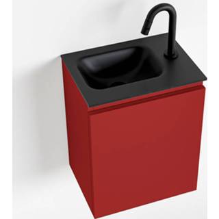 👉 Toiletmeubel urban olan MONDIAZ 40cm fire. LEX wastafel links 1 kraangat 6017321973917