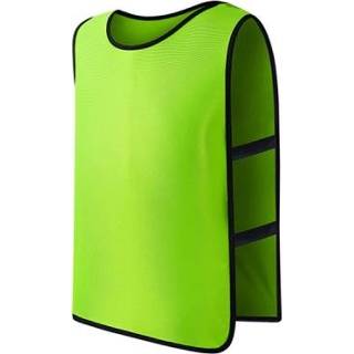 👉 Trainingsvest groen active kinderen Voetbal Basketbal Team Uniform Vest Buitensportkleding, Maat: Kindermodellen (Met Veters Groen)