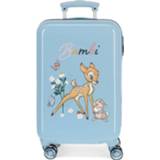 👉 Trolley ABS cijferslot blauw Disney 55 Cm 4 Wheels Before The Bloom Bambi 8435578363592