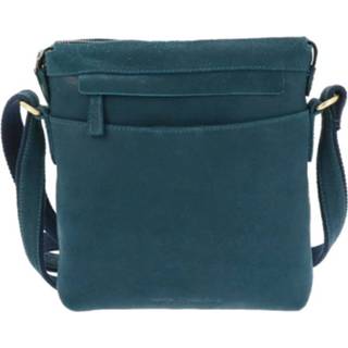 Schoudertas leer active Schoudertasje van mat eco - Basil petrolblauw 8719743366695