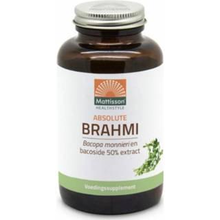 👉 Tabletten Mattisson Brahmi bacopo monnerrie bacoside 50% extract 120 8717677966196