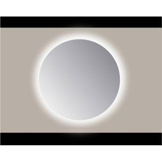 👉 Sanicare Q-mirrors spiegel rond 50 cm PP geslepen rondom Ambiance Warm White leds met sensor RAWS.500