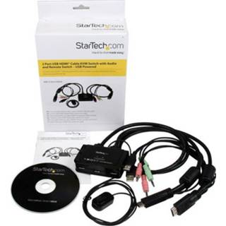 👉 Switch StarTech.com 2-poorts USB HDMI-kabel KVM-switch met audio en remote USB-voeding 65030851060