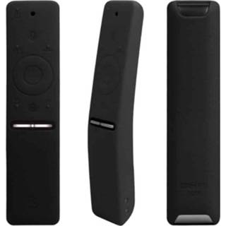 👉 Afstandsbediening zwart siliconen active beschermhoes voor Samsung Smart TV Voice-versie UA55KU6300J / 6880J UA49KS7300 (zwart)