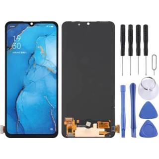 👉 Digitizer active Origineel AMOLED-materiaal LCD-scherm en Volledige montage voor OPPO Reno3 CPH2043 / A91 PCPM00 CPH2001 CPH2021 F15 Find X2 Lite CPH2005