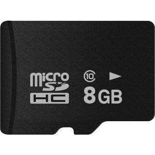 Geheugenkaart zwart active 8GB High Speed Class 10 Micro SD (TF) uit Taiwan, schrijven: 8mb / s, lezen: 12mb s (100% reële capaciteit) (zwart)