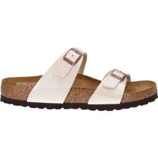 👉 Wit vrouwen Birkenstock Sydney graceful pearl white regular birko-flor 4043734719189