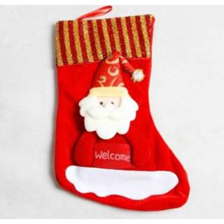 👉 Sock active Christmas Candy Bag Santa Gift Kersthanger (Kerstman)