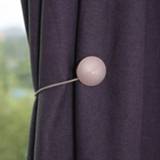 Gordijn metalen zilver active E003 2 STUKS Magnetische Gesp Clip Slaapkamer Woonkamer Gratis Geperforeerde (Zilver)