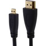 👉 1,5 m Micro HDMI naar HDMI 19-pins kabel, 1,4 versie (zwart)