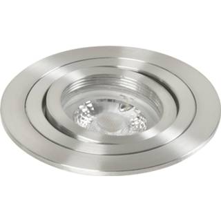 👉 Inbouwspot aluminium rond modern bouw HighLight Downlights stelbaar 8 cm zaagruimte - 8718379033230