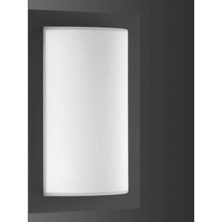 👉 Buiten wandlamp aluminium grafiet warmwit a+ Grafietkleurige buitenwandlamp Luis m. LED licht