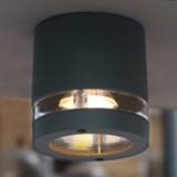 👉 Designlamp antraciet transparant Mooie Focus 1 lichtbron