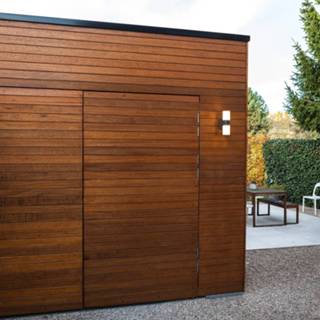 👉 Buitenwandlamp warmwit antraciet a+ drukgegoten aluminium LED buiten wandlamp Cyra, 2-lamps, sensor