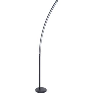 👉 Vloerlamp zwart aluminium modern LED gentegreerd HighLight Slim - 8718379033773