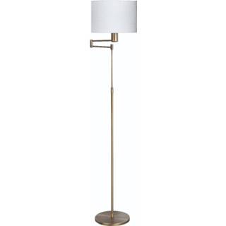 👉 Vloerlamp brons metaal modern HighLight Comfort Swing - excl. kap 8718379018657