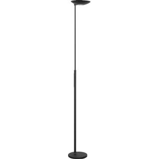 👉 Vloerlamp zwart metaal modern LED gentegreerd HighLight Geneva 1 lichts - 8718379032806