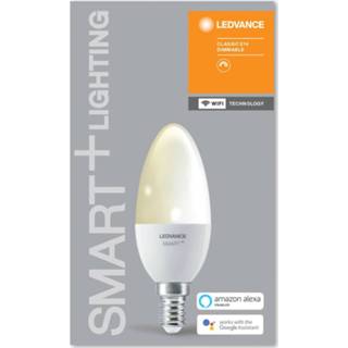 👉 Kaars warmwit IOS app a+ Amazon Alexa LEDVANCE SMART+ WiFi E14 5W 2.700K