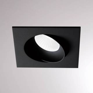 Inbouwlamp zwart a+ LOUM Kalio LED hoekig 2700K 24°