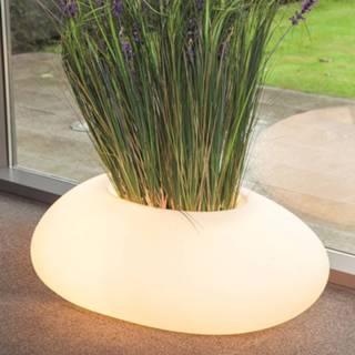 👉 Wit doorzichtig polyethyleen Decoratielamp Storus III beplantbaar