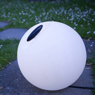 👉 Wit polyethyleen a++ serge Martinelli Luce Bowl lichtbol voor buiten Ø 35cm