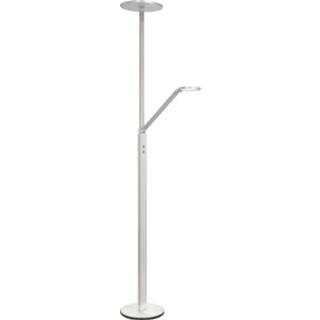 👉 Vloerlamp aluminium modern LED gentegreerd HighLight Stockholm rond - 8718379034169