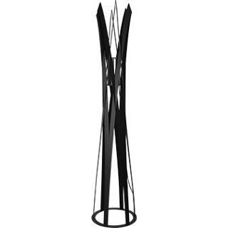 👉 Design vloerlamp zwart zilver staal rond dustrieel binnen Ztahl Crown Light 2L - 8720195230809