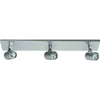 👉 Mat nikkel staal metaal balk modern opbouw HighLight spot Rain 3 lichts - 8718379020865