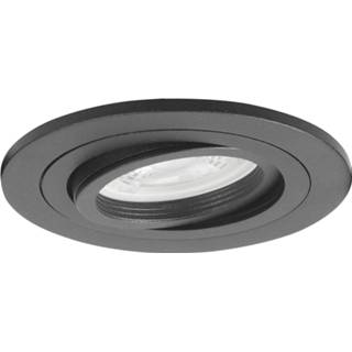 👉 Inbouwspot zwart aluminium rond modern bouw HighLight Downlights - 8718379033711