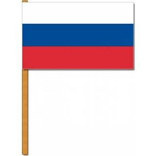 👉 Zwaai vlag active Luxe landen hand/zwaaivlag Rusland 30 x 45 cm