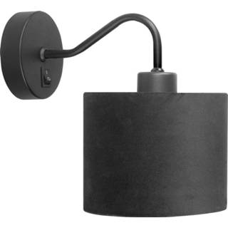 👉 Wandlamp zwart aluminium modern binnen HighLight Collo excl. kap - 8718379040351