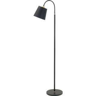 👉 Vloerlamp zwart goud metaal modern binnen HighLight Texas 140 cm excl. kap - / 8718379038990