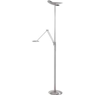 👉 Vloerlamp staal metaal modern LED gentegreerd binnen mat HighLight Sapporo 2 lichts stelbaar - 8718379039997