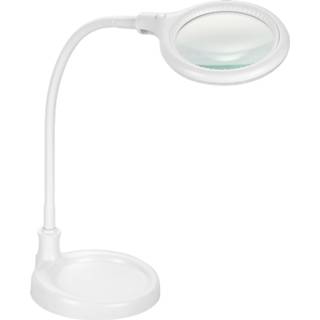 👉 Bureaulamp wit metaal LED gentegreerd HighLight Loupe Flex - 8718379030192