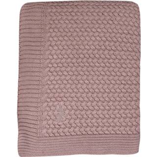 👉 Wiegdeken roze Pale Pink Mies & Co Gebreide 80 x 100 cm 7434003491467