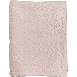 👉 Wiegdeken roze Soft Pink Mies & Co Honeycomb 70 x 100 cm 7422224234222