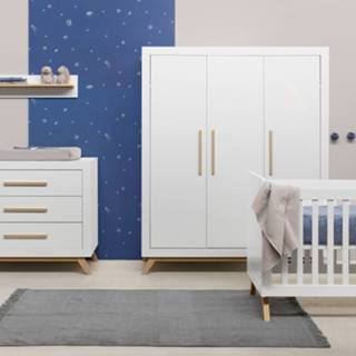 👉 Commode wit fenna baby's Babykamer / Naturel | + Kast 3-Deurs