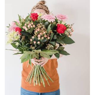 👉 Bloemen - Boeket Roze (Middel)