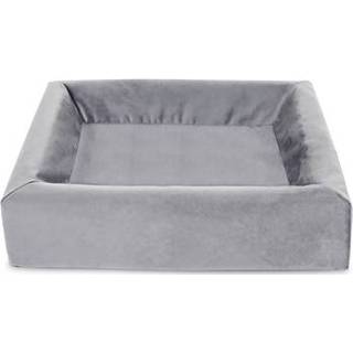 👉 Overtrek grijs fluweel tin Bia bed royal hondenmand BIA-50 60X50X12 CM 7330038130459