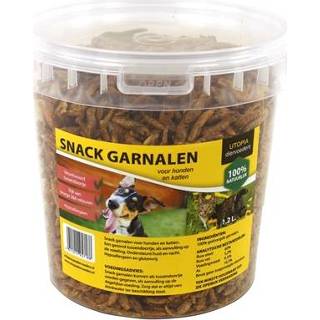 👉 Gedroogde snack garnalen voor hond en kat 1,2 ltr
